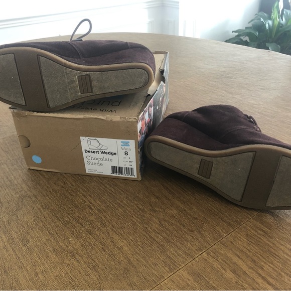 TOMS Desert Wedge in size 8 - Picture 3 of 4